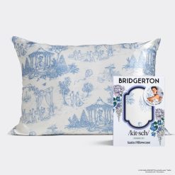 Bridgerton x Kitsch Satin Pillowcase in Garden Toile 2 Pack